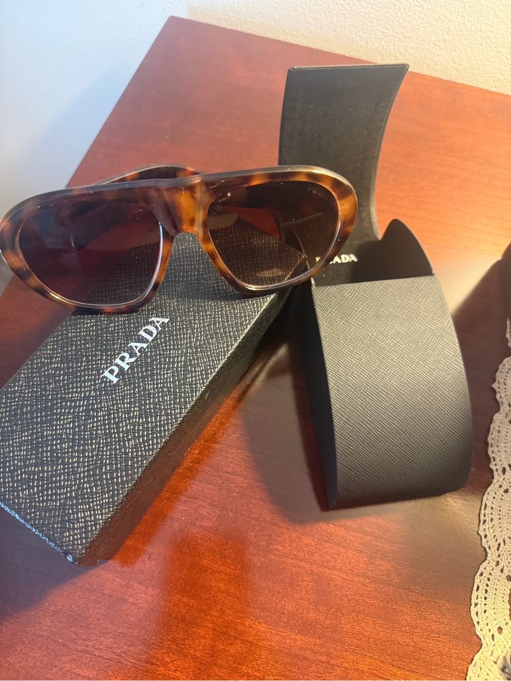 BNIB Designer Inspo PR C05S style Tortoiseshell Sunglasses Unisex Brown Lens